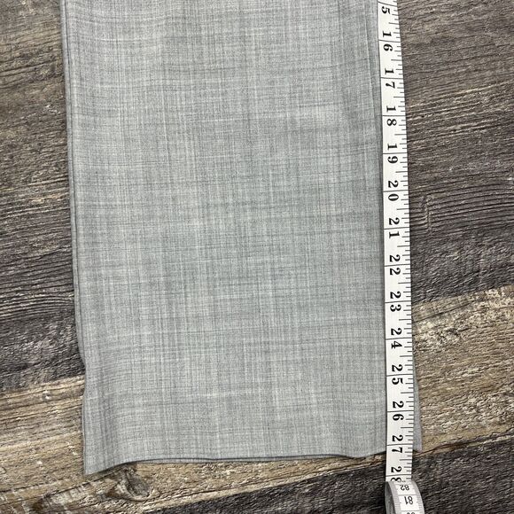 Express Workwear Editor Design Studio Women's Gray Wide Leg Slacks Size 4 - Picture 9 of 10